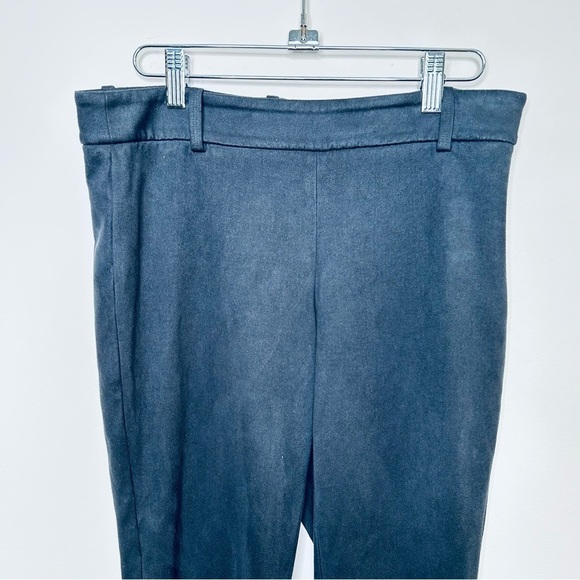 Babaton Mace Pant Skinny Vegan Soft Brushed Suede Black Size 8 - Picture 4 of 10